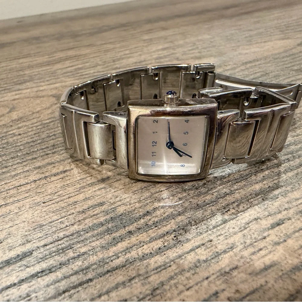 Silver Square Face Watch - Picture 1 of 5